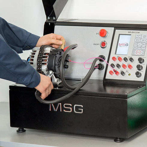 MSG MS004 COM cтенд для проверки стартеров, генераторов и реле регуляторов