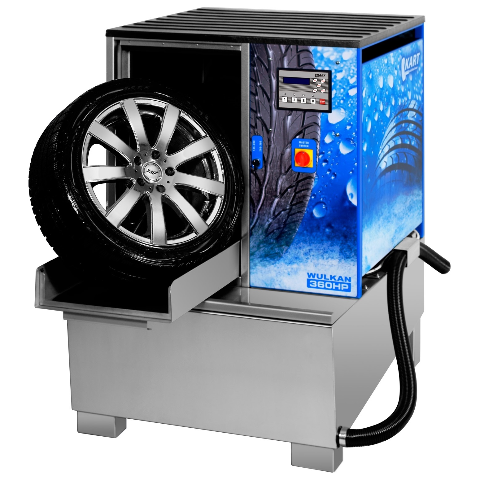 Мойка для колес автоматическая WULKAN-360HP - АвтоРемОборудование