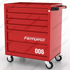 FERRUM 02.006L тележка инструментальная 6 ящиков