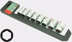 НГ.1.14.43.8 набор шестигранных торцевых головок 1/2", 8 предметов
