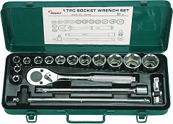 4618-2M Набор инструментов 1/2" 10-32 мм (18 предметов)